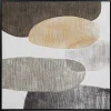 Neutral Bubbles I Framed Canvas Art Print