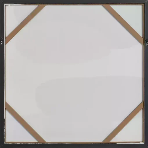Neutral Bubbles I Framed Canvas Art Print
