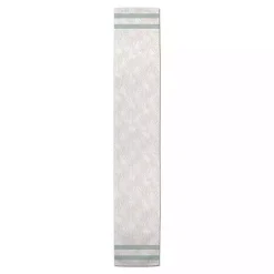 Neutral Coral Stripe Table Runner, 72 in.