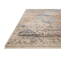 Neutral Diamond Patchwork Area Rug, 7x10