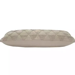 Neutral Gradient Diamonds Lumbar Pillow