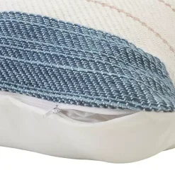 Neutral Striped Outdoor Pillow