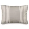 Neutral Stripes Indoor/Outdoor Lumbar Pillow