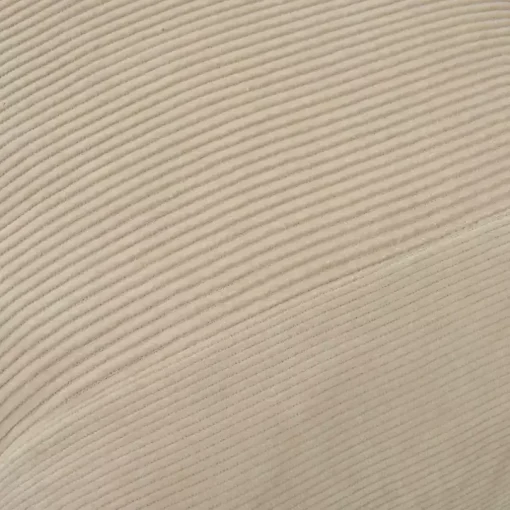 Neutral Velvet Corduroy Lumbar Pillow