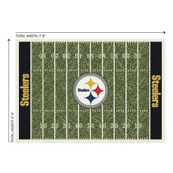 NFL Pittsburgh Steelers Home Field Area Rug, 6x8