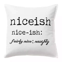 Niceish Definition Christmas Throw Pillow
