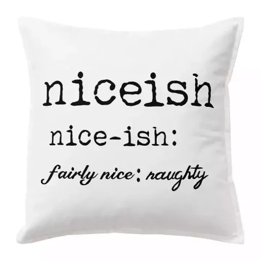 Niceish Definition Christmas Throw Pillow