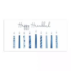 Nine Candles of Hanukkah Canvas Art Print