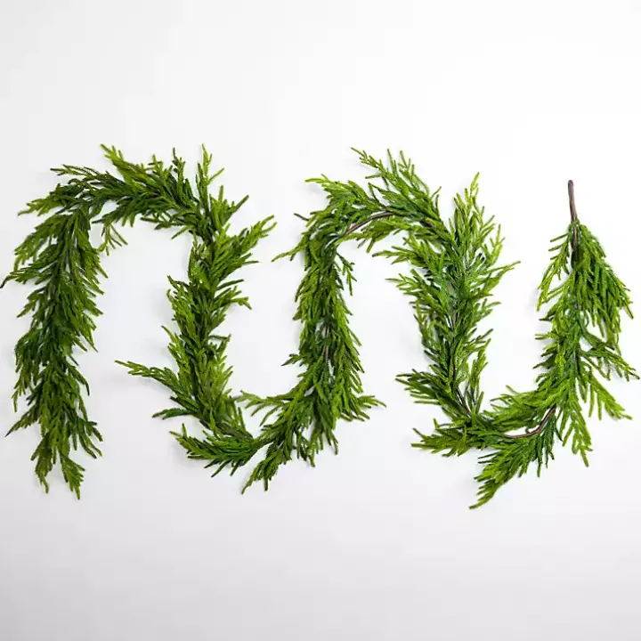Norfolk Pine Natural Touch Garland, 15 ft.