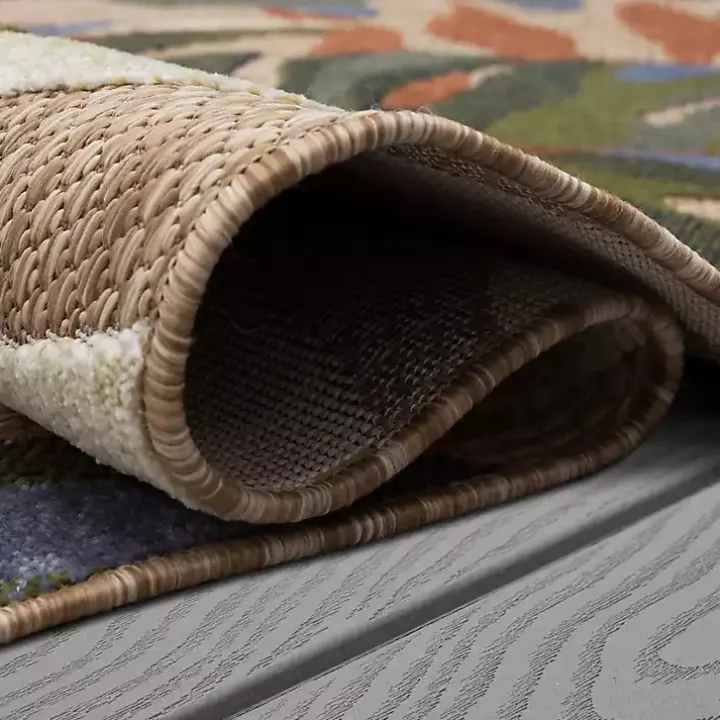 North Shore Botanical Outdoor Area Rug, 7x10