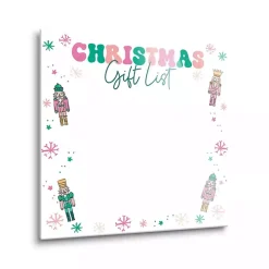 Nutcracker Christmas Gift List Dry Erase Board