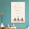 O' Come Let Us Adore Christmas Wall Plaque