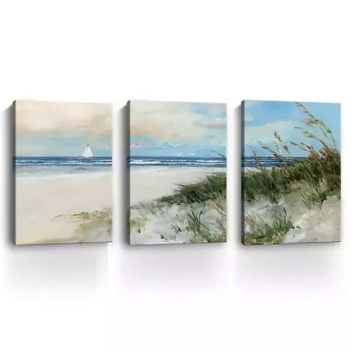 Oak Island Sunrise Canvas Art Prints, 16x24