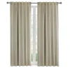 Oatmeal Baxter Blackout Curtain Panel, 95 in.