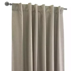 Oatmeal Baxter Blackout Curtain Panel, 95 in.