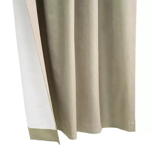 Oatmeal Baxter Blackout Curtain Panel, 95 in.