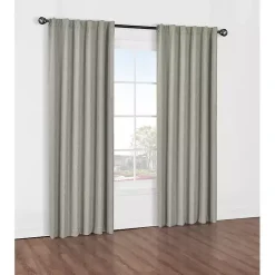 Oatmeal Baxter Blackout Curtain Panel, 95 in.