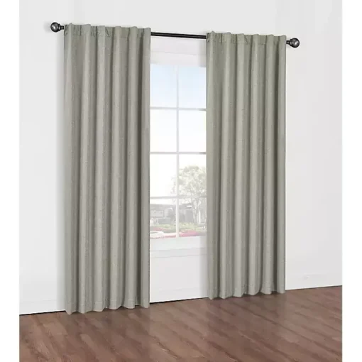 Oatmeal Baxter Blackout Curtain Panel, 95 in.