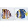 Ocean Fish Canvas Art Prints, Set of 2