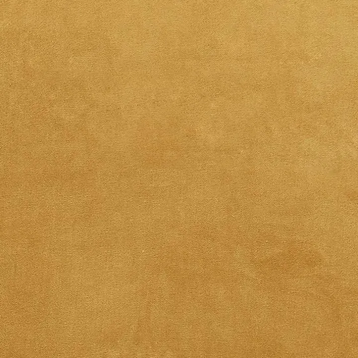 Ochre Velvet Handmade Throw Pillow