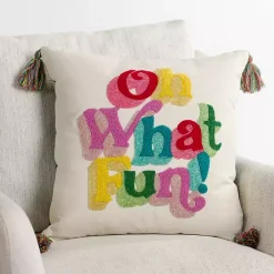 Oh What Fun Beaded Pillow