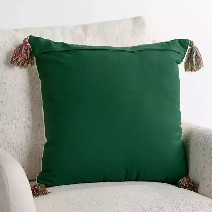 Oh What Fun Beaded Pillow