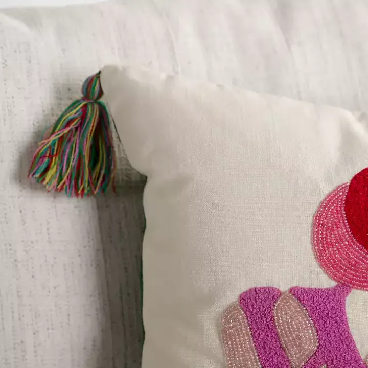 Oh What Fun Beaded Pillow
