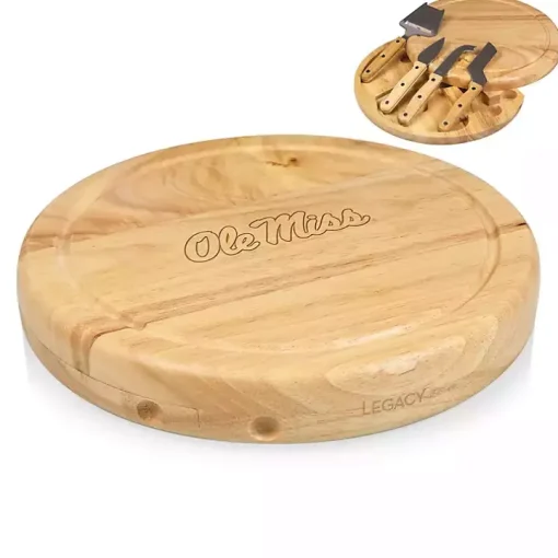 Ole Miss Cheese Board and Tool Set
