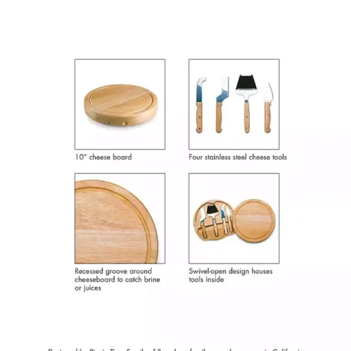 Ole Miss Cheese Board and Tool Set