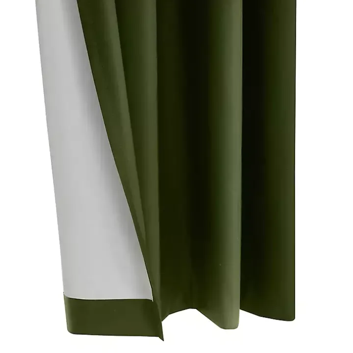 Olive Alpine Blackout Curtain Panel, 95 in.