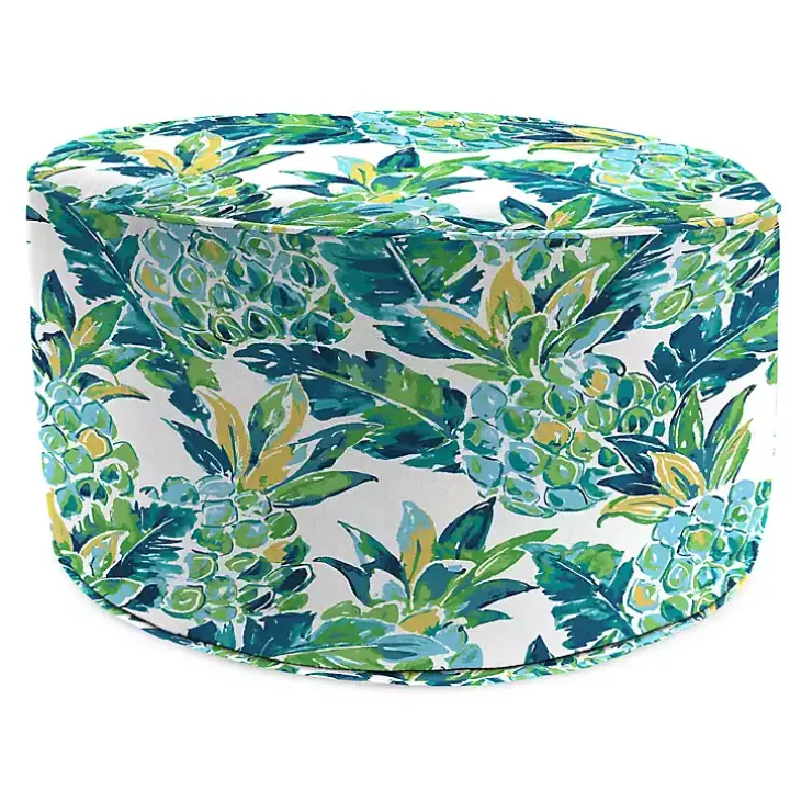 Opal Vida Round Outdoor Pouf