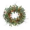 Orange Berry Foliage Wreath