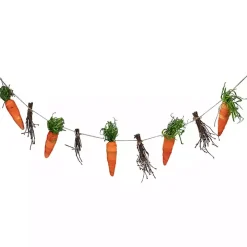 Orange Carrot and Twig Bundle Garland