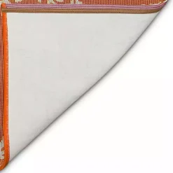 Orange Coral Indoor/Outdoor Rug, 2x3