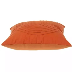 Orange Curved Stripes Pillow