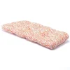 Orange Patterned Outdoor Bench Cushion