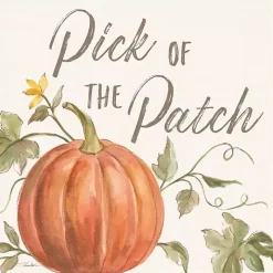Orange Pick of the Patch Framed Canvas Art Print