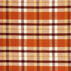 Orange Plaid Turkey 3-pc. Potholder & Towel Set