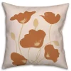 Orange Poppies Indoor/Outdoor Pillow