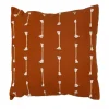 Orange Woven Lines Pillow