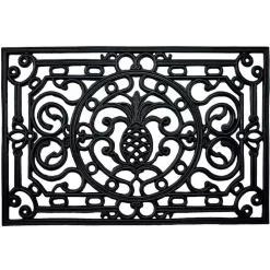 Ornate Penelope Durable Rubber Doormat, 30x18 in.