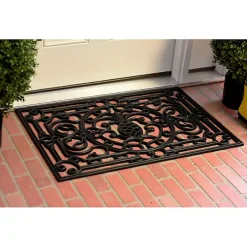 Ornate Penelope Durable Rubber Doormat, 30x18 in.