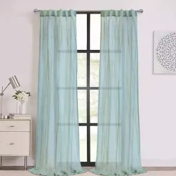 Pale Thyme Paloma Curtain Panel, 63 in.