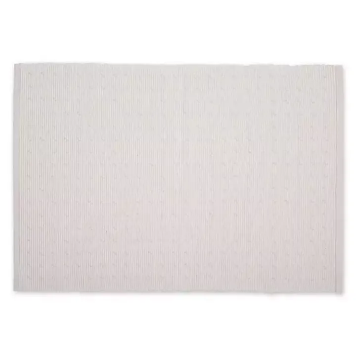 Pastel Lavender Fog Dobby Placemats, Set of 6