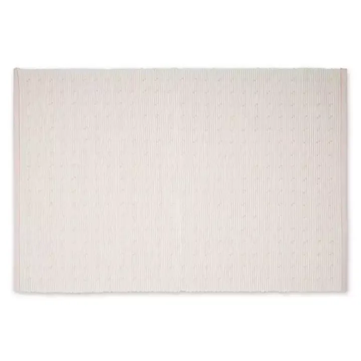 Pastel Rose Dobby Placemats, Set of 6