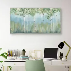 Peaceful Oasis Framed Canvas Art Print