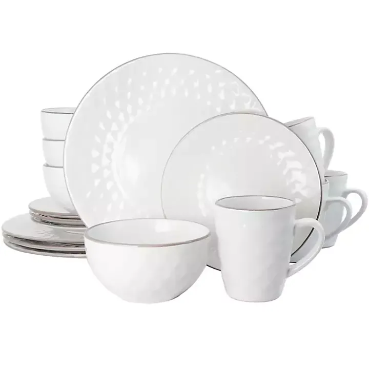 Pearl Stoneware 16-pc. Dinnerware Set