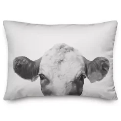Peeping Cow Indoor/Outdoor Lumbar Pillow