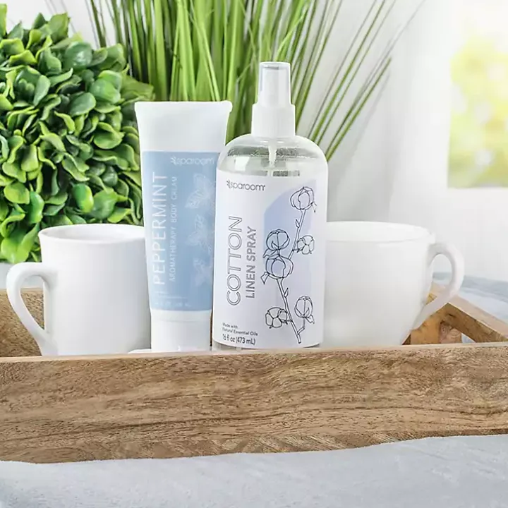 Peppermint and Cotton Fragrance 3-p.c Gift Set