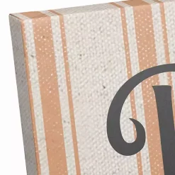 Personalized Boo Ghostly Stripes Wall Plaque